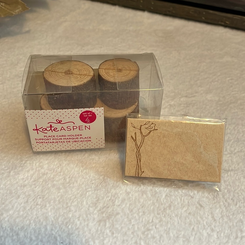 NIP Set of 4 Kate Aspen Place Card Holders